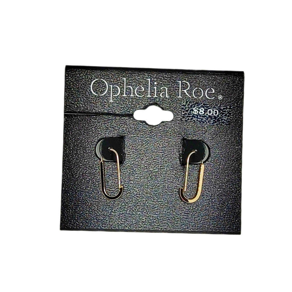 Ophelia Roe ~ Gold Tone Earrings. NWT